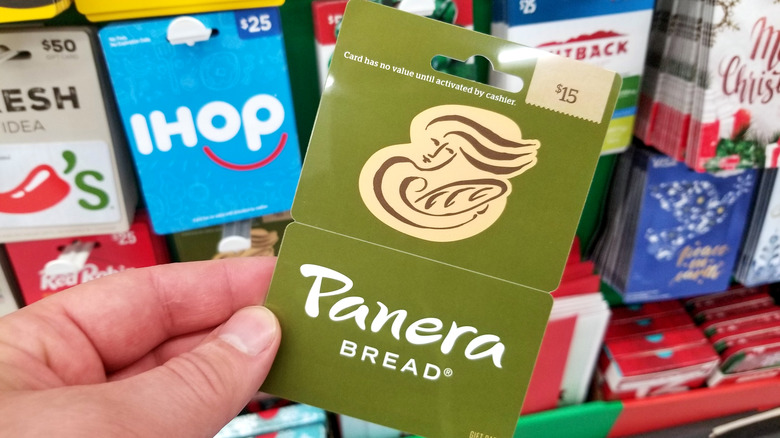 Panera Bread gift card