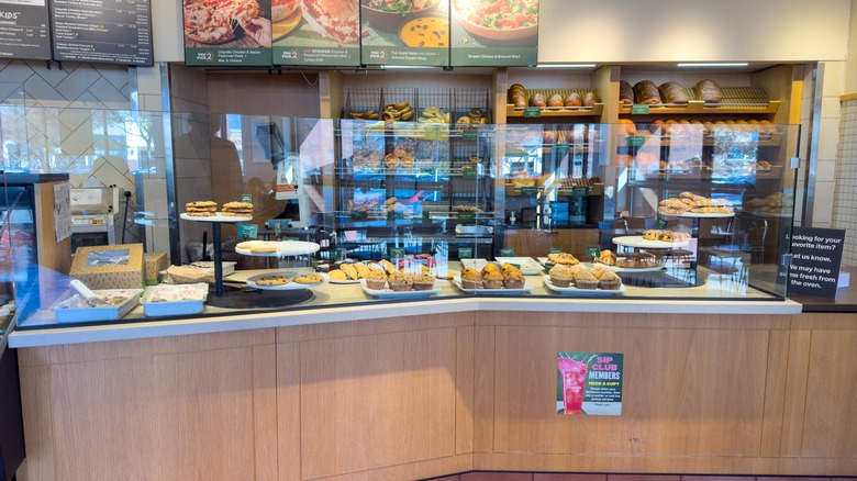 Bakery counter at Panera Bread