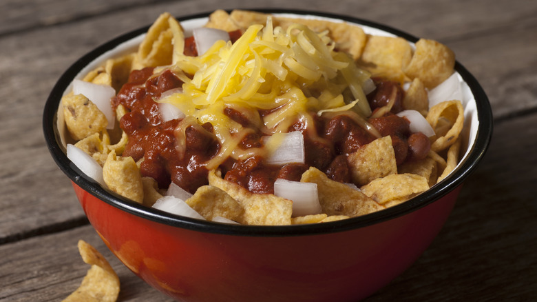 Bowl of Frito pie