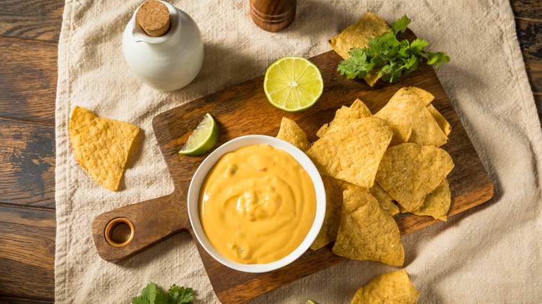 Queso with chips