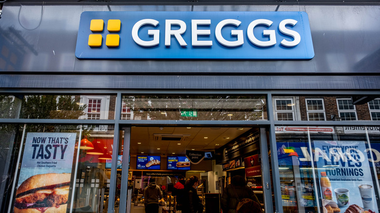 Greggs storefront in the UK