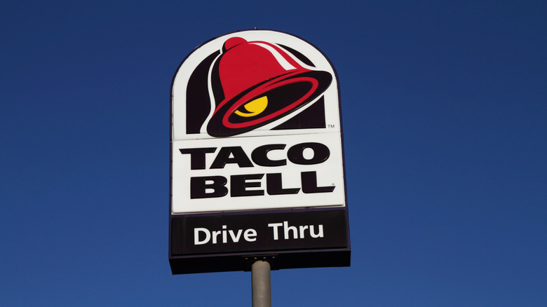 Taco Bell Drive Thru sign