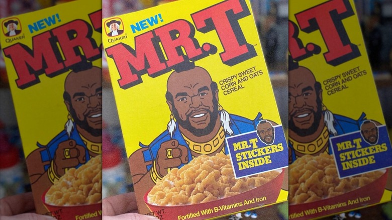 A box of Mr. T cereal