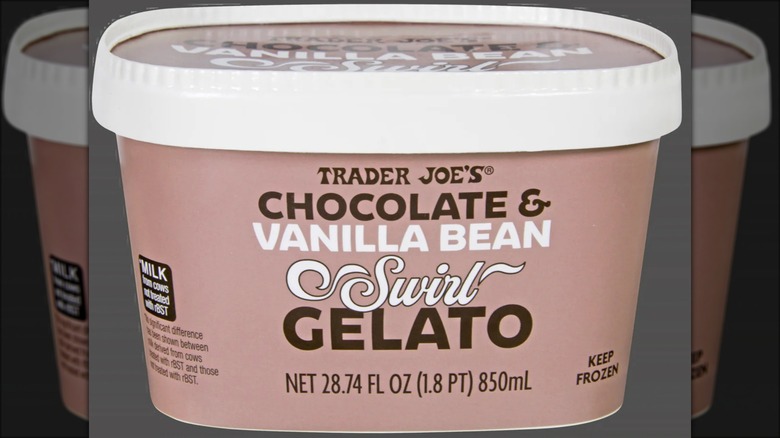 Trader Joe's Chocolate & Vanilla Gelato