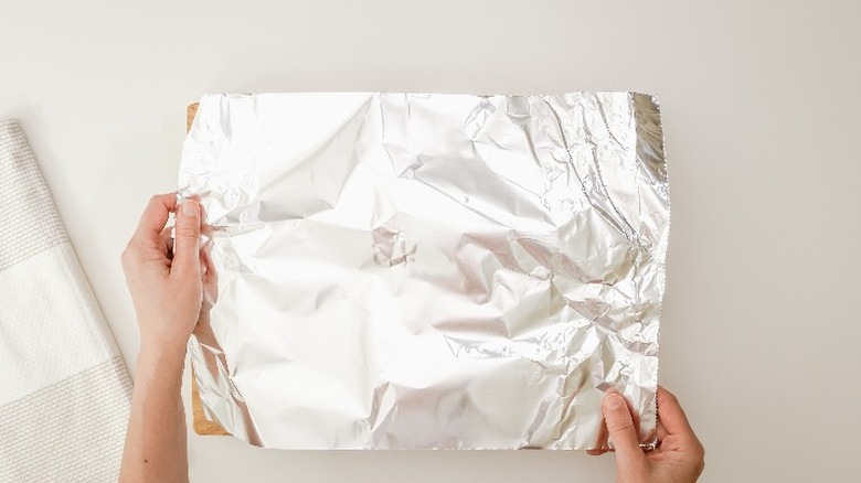 Sheet of aluminum foil
