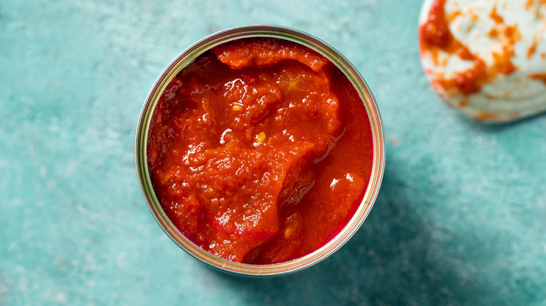 can of cooked tomatoes