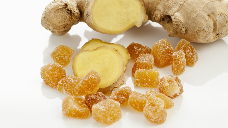 Raw and candied ginger