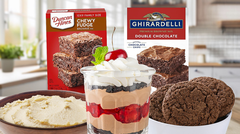 Brownie mix and desserts