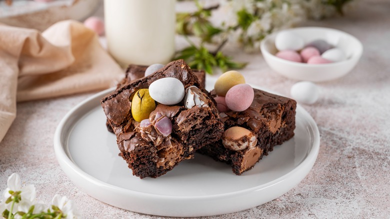 candy filled brownies