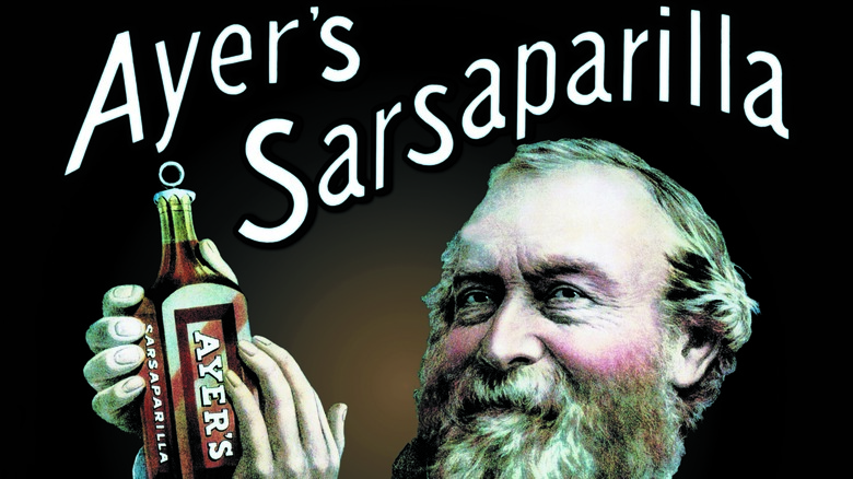 Late 1800s advertisement markets Sarsaparilla.