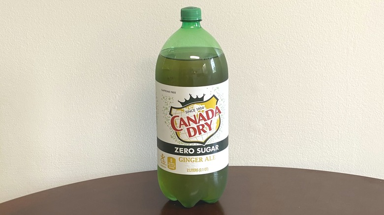 Canada Dry Zero Sugar bottle