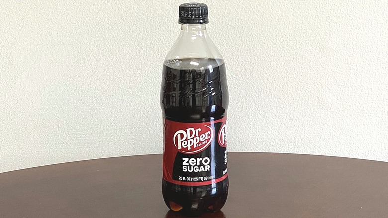 Diet Pepper Zero Sugar bottle