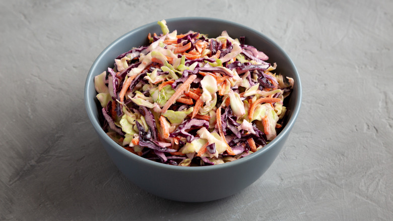 bowl of coleslaw