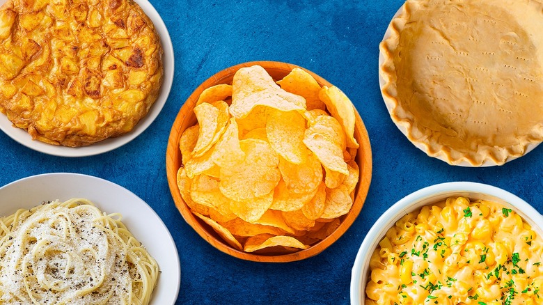 Potato chips in a bowl