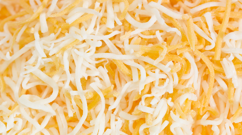 blend of shredded cheeses
