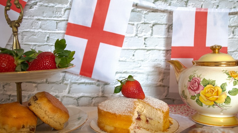 English themed afternoon tea party