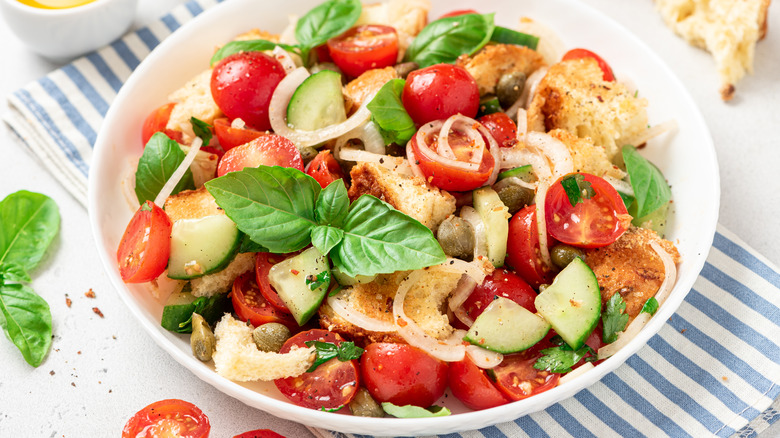 Bowl of panzanella