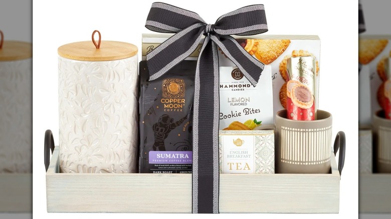 A coffee gift tray