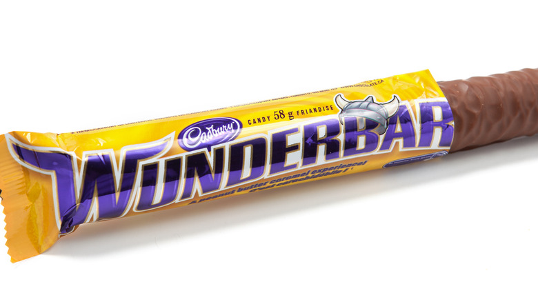 Wunderbar candy bar on white background