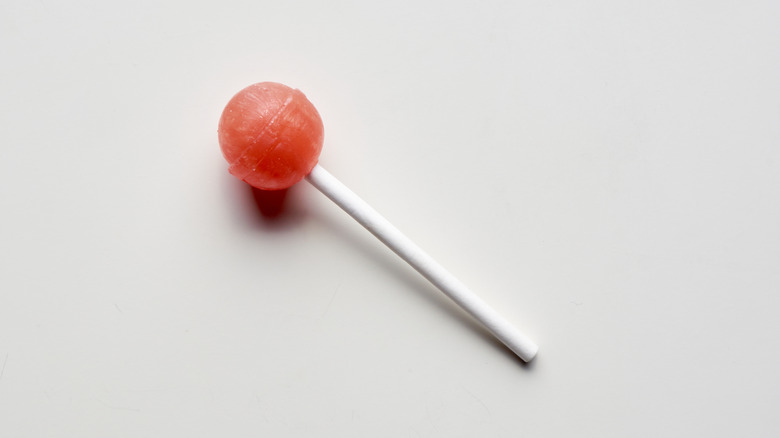 Dum-Dums on white background