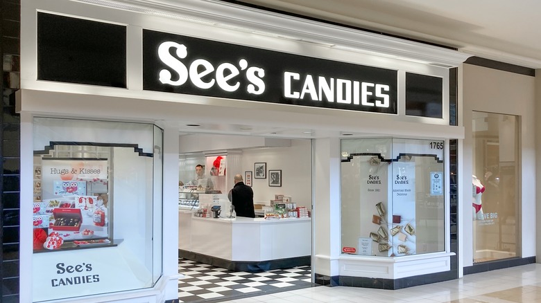 See's Candies store in mall