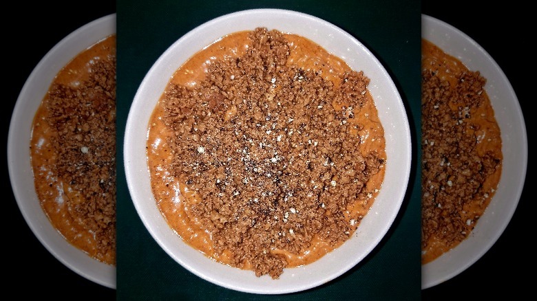 bowl of textured vegetable protein