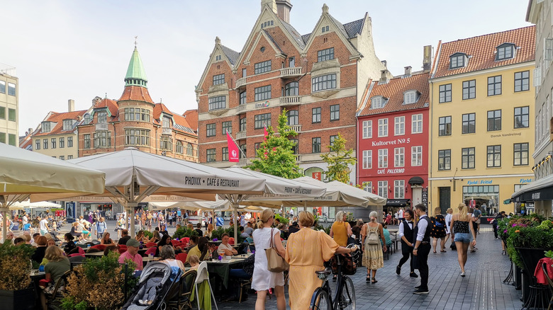 Outdoor cafes in Copenhagen