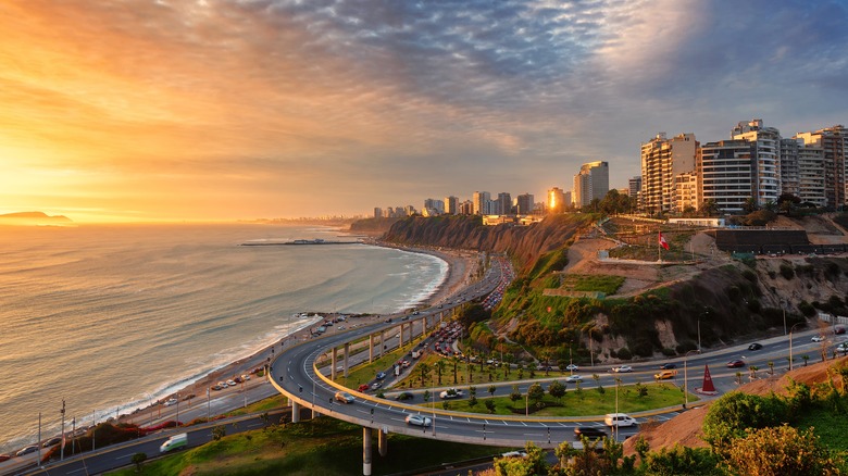 Coastal area in Lima