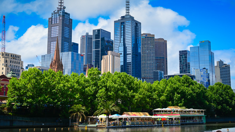 The Yarra River in Melbourne 