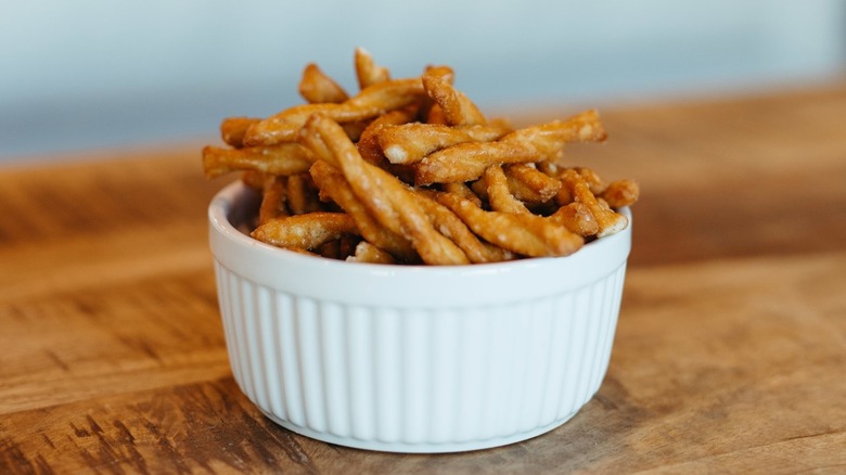 Ramekin of Dot's pretzel sticks