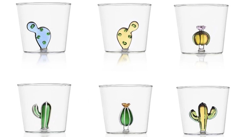 Six Ichendorf Milano water glasses by Alessandra Baldereschi