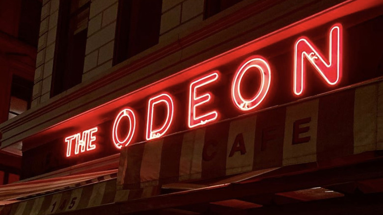 The Odeon's restaurant sign