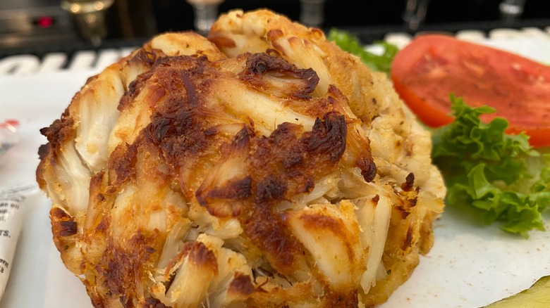 Jumbo lump crab cake