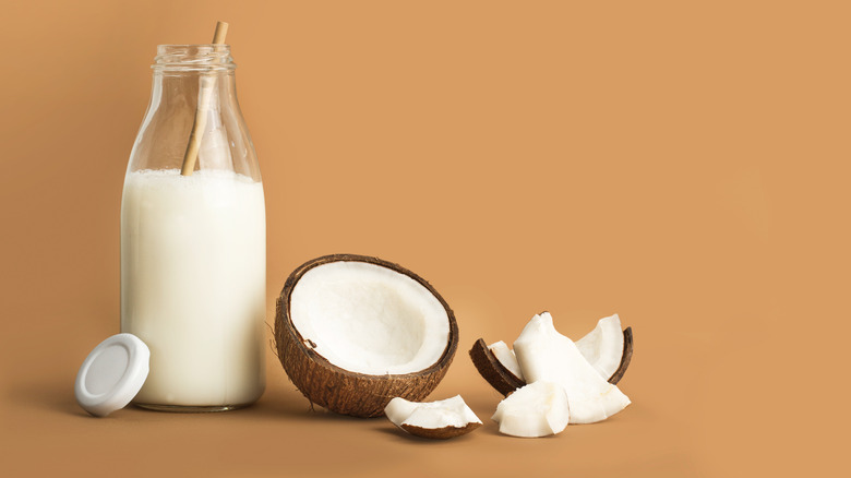 bottle of coconut milk