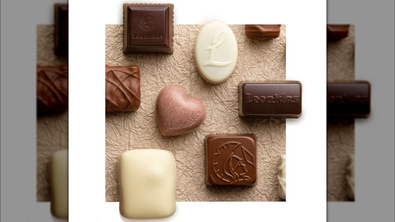 A selection of Leonidas chocolates