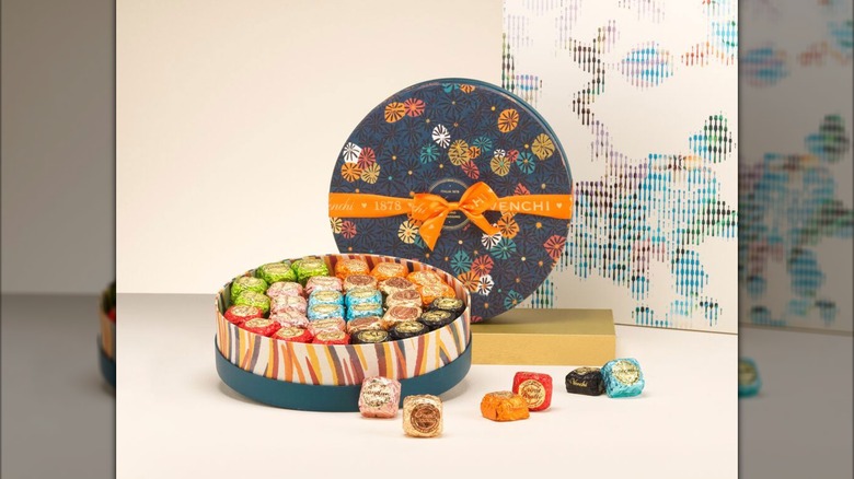 A gift box of Venchi chocolates