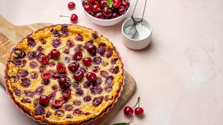 clafoutis with cherries