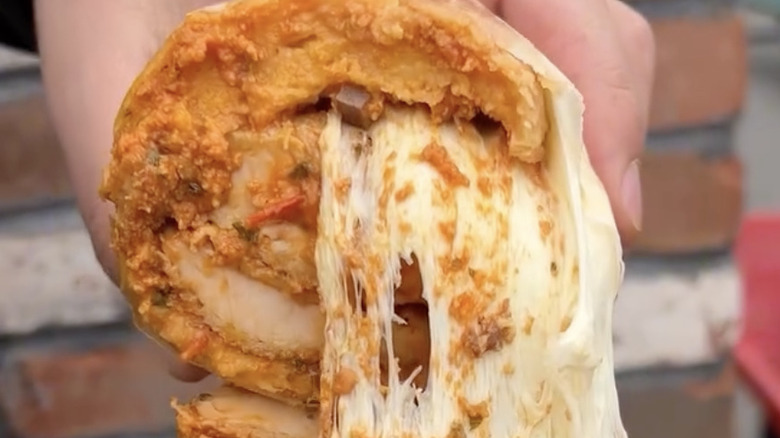 Chicken cutlet sandwich