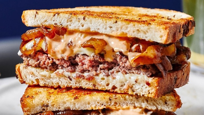 Patty melt sandwich