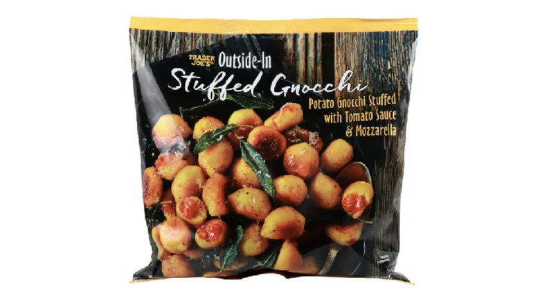 Bag of Trader Joe's Outside-In Stuffed Gnocchi