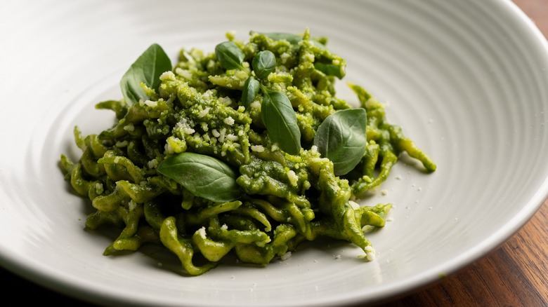 Pesto pasta at Felix