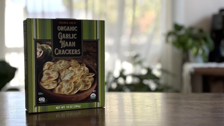 Trader Joe's Garlic Naan Crackers