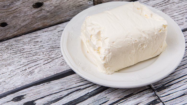 Cream cheese block