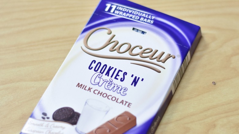 A Choceur cookies n creme chocolate bar