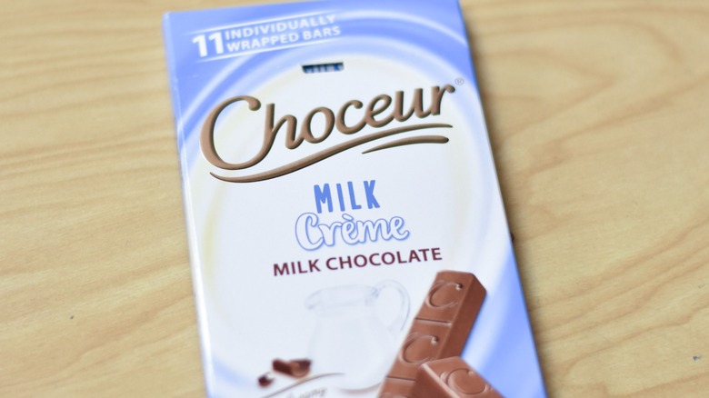 A Choceur milk creme chocolate bar