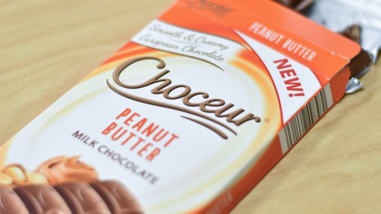 A Choceur peanut butter milk chocolate bar