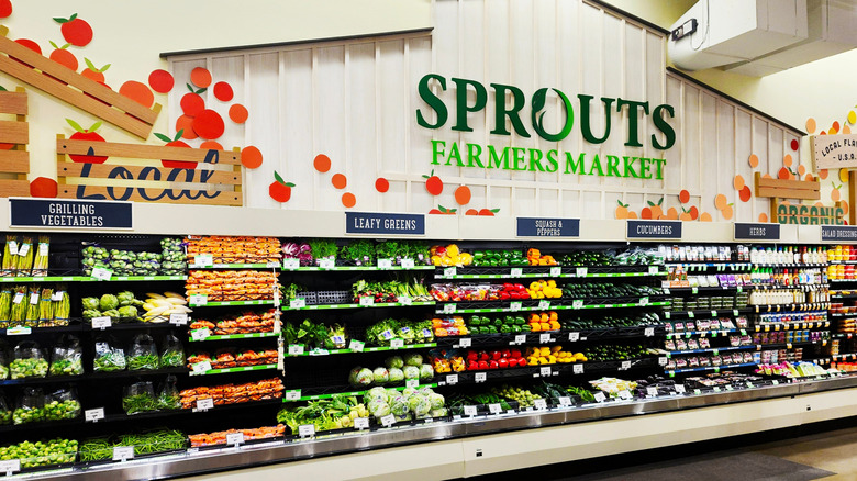 Sprouts market produce section