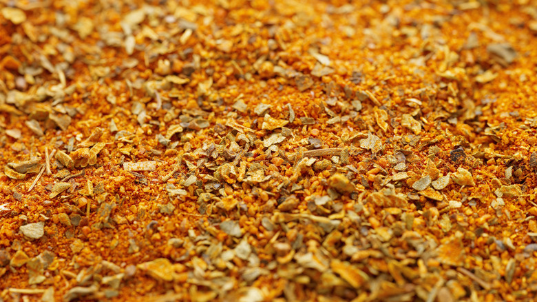 cajun spice blend close-up