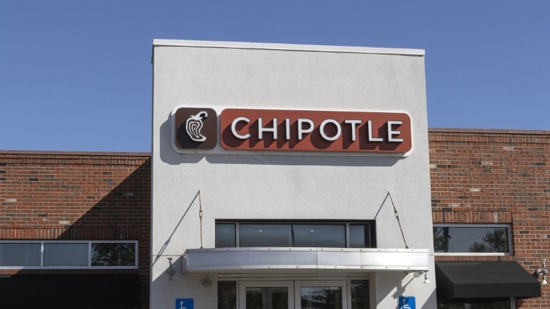 Chipotle storefront