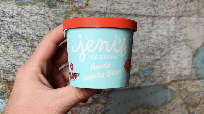 Jeni's Ice Cream honey vanilla bean flavor